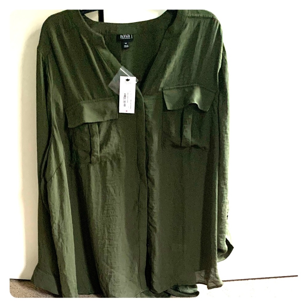 Button up tunic top
